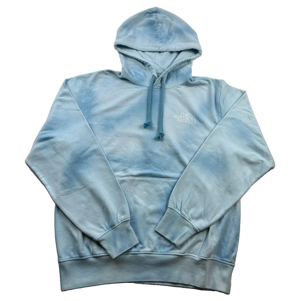 NEW Mens The North Face Norse Blue Dye Hoodie Size M Relaxed Fit NEW With Tags